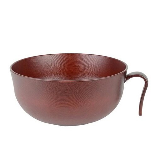 どんぶり 17cm 持ち手付き Woody ローズ