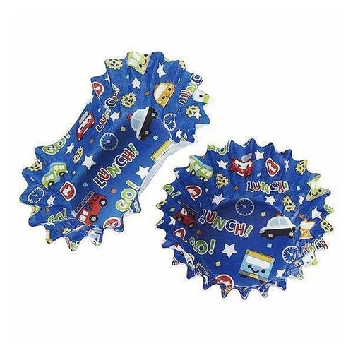 お弁当カップ はたらくのりもの 22枚入 抗菌