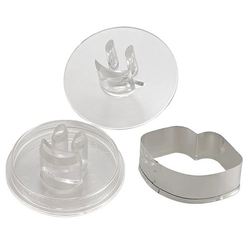 クッキー型 抜き型 にこにこフェイス くちびる