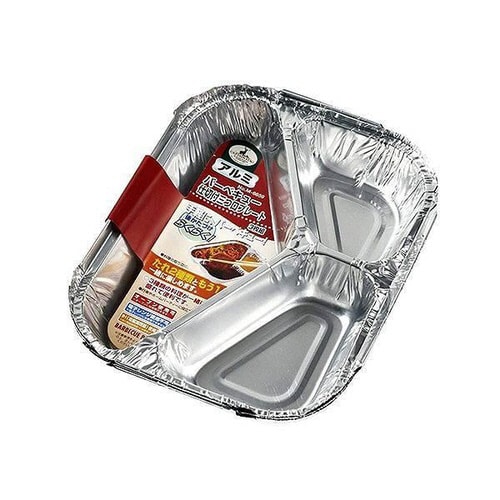 取り皿 アルミ バーベキュー 仕切付