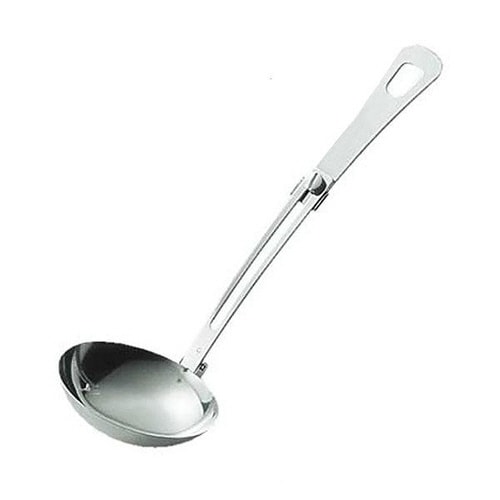 アウトドア用品折りたたみ式お玉ステンレス製×2