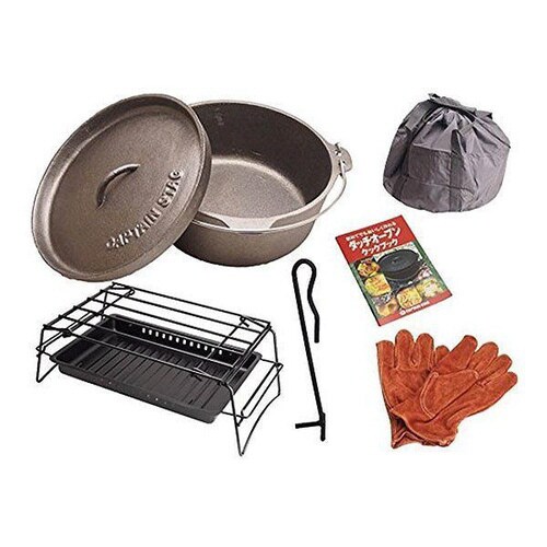 ダッチオーブン 鋳鉄製 ビギナーセット 25cm