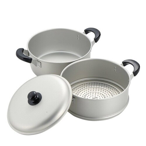 アルミ2段蒸し器 26cm ニューセレット