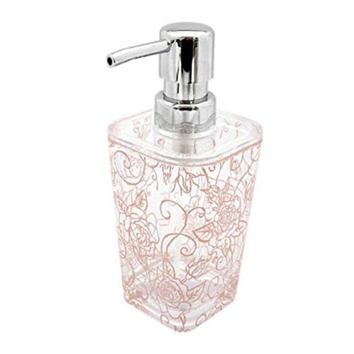 ディスペンサー クリアローズ ソープボトル ピンク