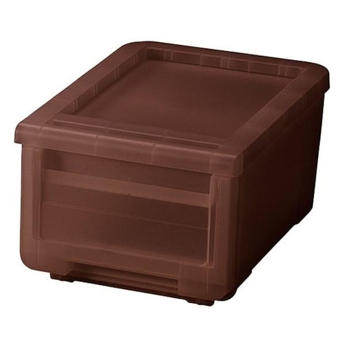 収納ケース カバゾコ クリアブラウン