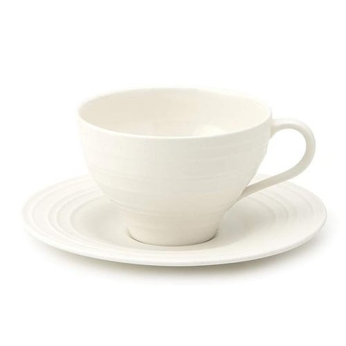 カップ&ソーサー 300ml 洋食器 ホワイト×2