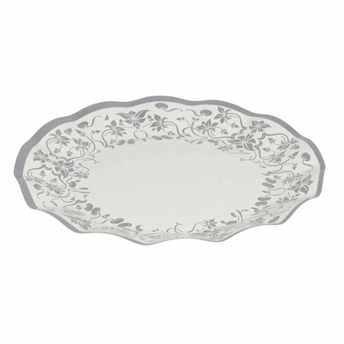 紙皿 リトルリッチ シルバー