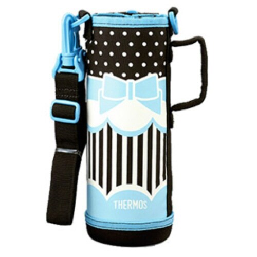 サーモス 水筒カバー リボンブルー×2