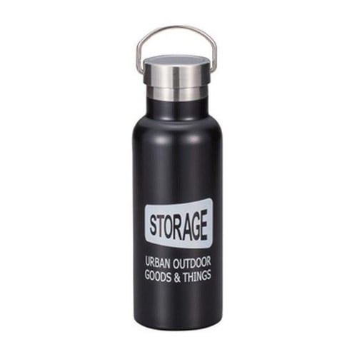 水筒 ステンレスボトル 500ml ブラック
