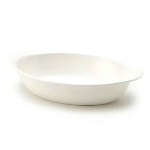 グラタン皿 21cm オーバル 軽量強化磁器×2