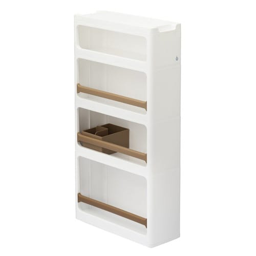 隙間収納 ストランティ ラックA 4段 ホワイト