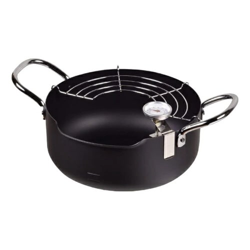 天ぷら鍋 20cm IH対応 鉄製