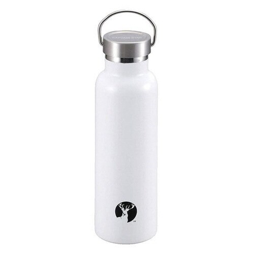 水筒 キャプテンスタッグ HDボトル ホワイト×2