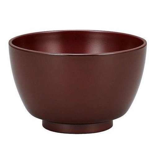 汁椀 420ml 日本製 駒型 古代朱