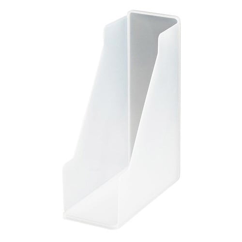 ファイルスタンド A4 書類収納 半透明 squ+