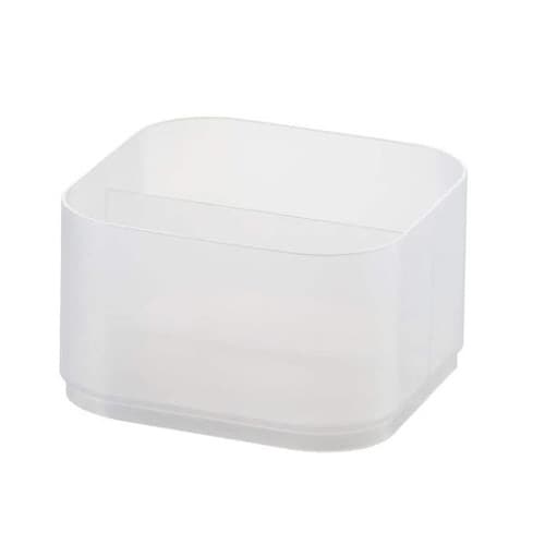 小物入れ 約 幅13×奥行13×高さ7cm クリア