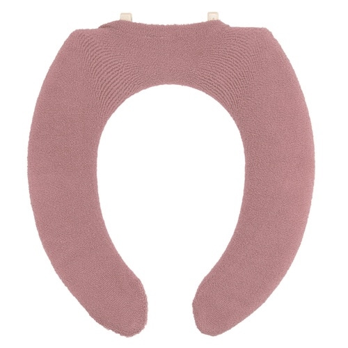 便座カバー U型便座カバー スモークピンク