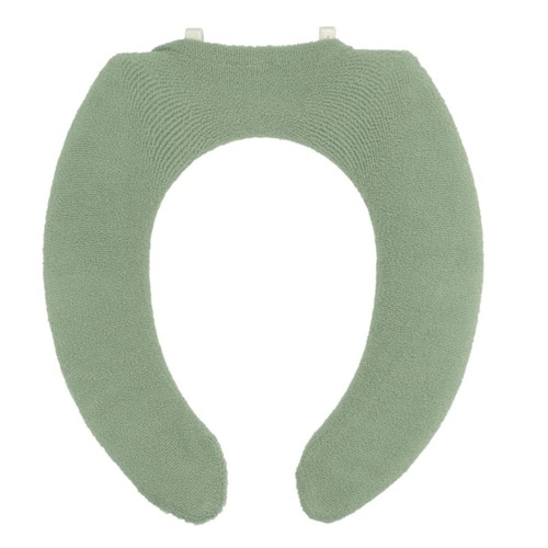 便座カバー U型便座カバー スモークグリーン