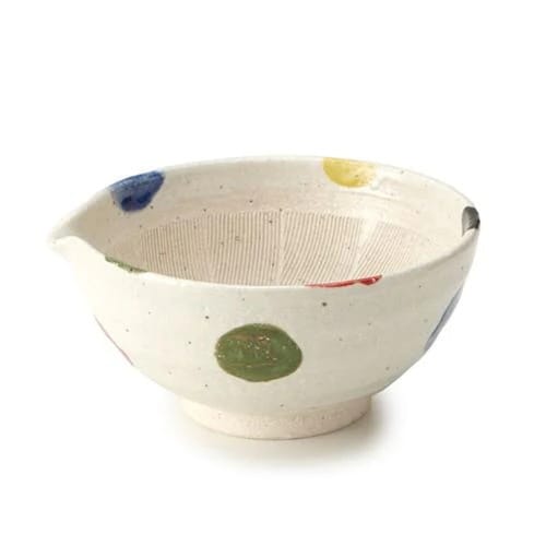 すり鉢 5号 17cm 片口 水玉 陶器