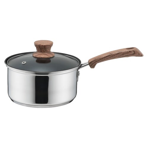 片手鍋 16cm IH対応 ウッディパル