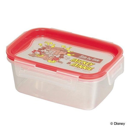 保存容器 ミッキー&ミニー 長方形 M 440ml