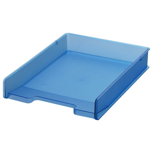ファイルトレー A4 縦 頑丈 丈夫 ブルー