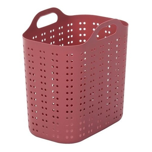 ランドリーバスケット S&W ディープピンク