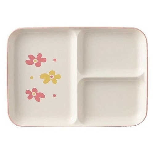 ランチプレート 花あそび 26cm 子供用×2