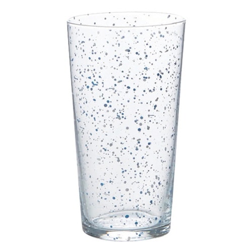 タンブラー M 360ml ガラス ブルー×2