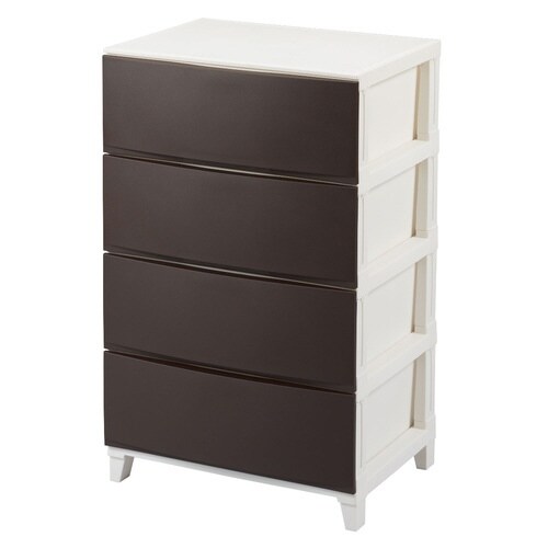 チェスト 4段 ブラウン