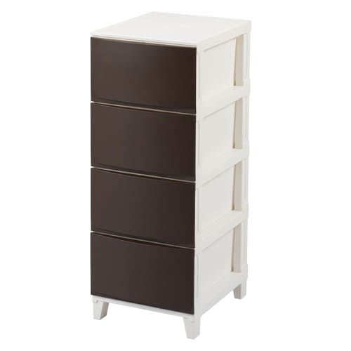 チェスト 4段 ブラウン