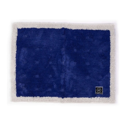 バスマット 乾度良好 Ag+ ブルー×2