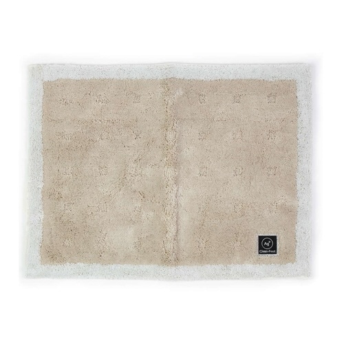 バスマット 乾度良好 Ag+ ベージュ×2