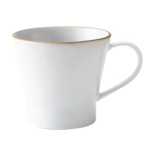 マグカップ 350ml エッジライン ホワイト