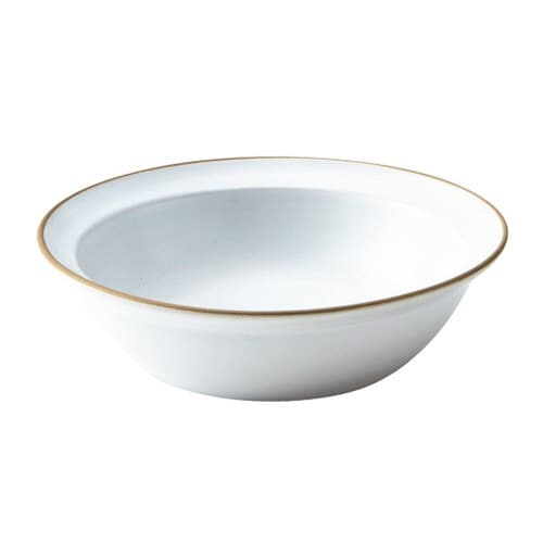 ボウル 14cm S エッジライン 陶器 ホワイト