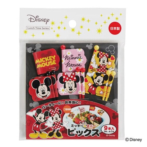 ピック ミッキー&ミニー キャラクター 9本入り