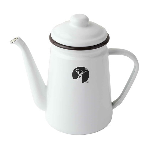 ホーローコーヒーポット やかん ホワイト