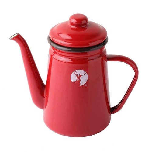 ホーローコーヒーポット やかん レッド