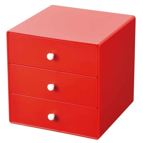 小物収納 レッド×2