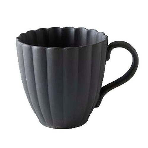 マグカップ250mlフローレ花輪花陶器×2