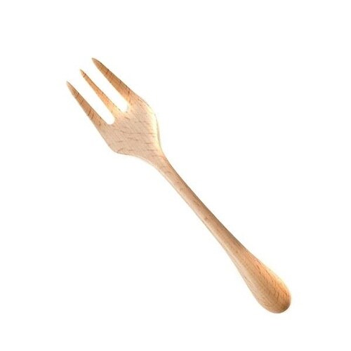 フォーク 木 長さ12.5cm S knob 木製