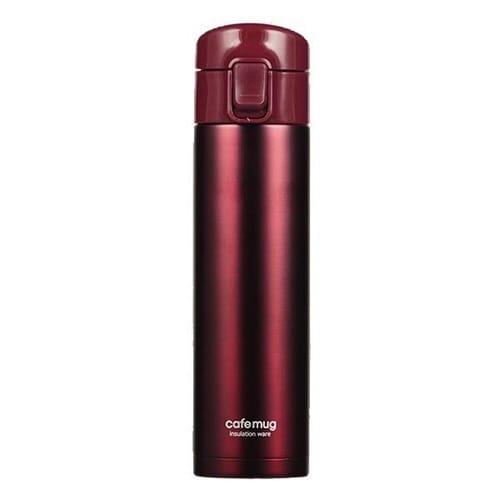 水筒 カフェマグワンタッチ 350ml レッド×2