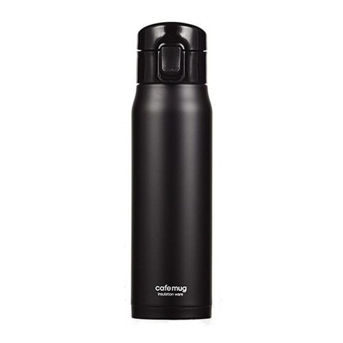 水筒 カフェマグワンタッチ 500mlブラック×2