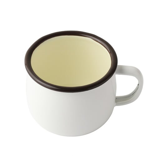 アウトドア食器 ホーロー マグカップ ホワイト×2