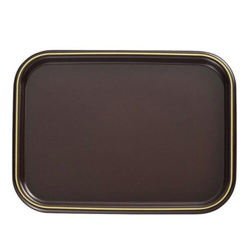 トレー 角 24cm 溜 漆器 プレート 皿 食器