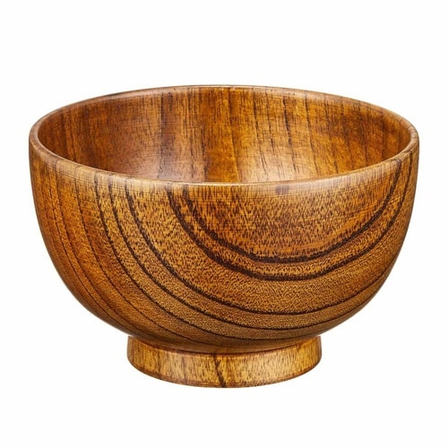 汁椀 木製 310ml 高仙才 漆 天然木 食器