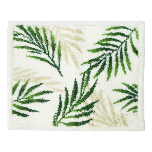 バスマット乾度良好パームリーフ48×60cm×2