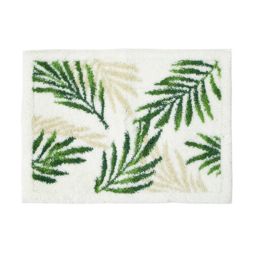 バスマット乾度良好パームリーフ40×55cm×2