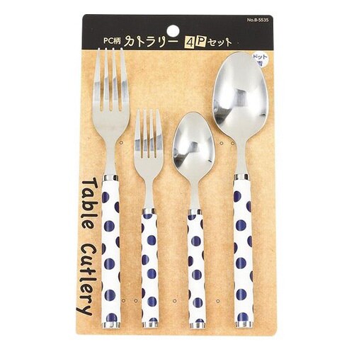スプーン フォーク 大 小 セット 4本入り