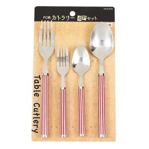 スプーン フォーク 大 小 セット 4本入り